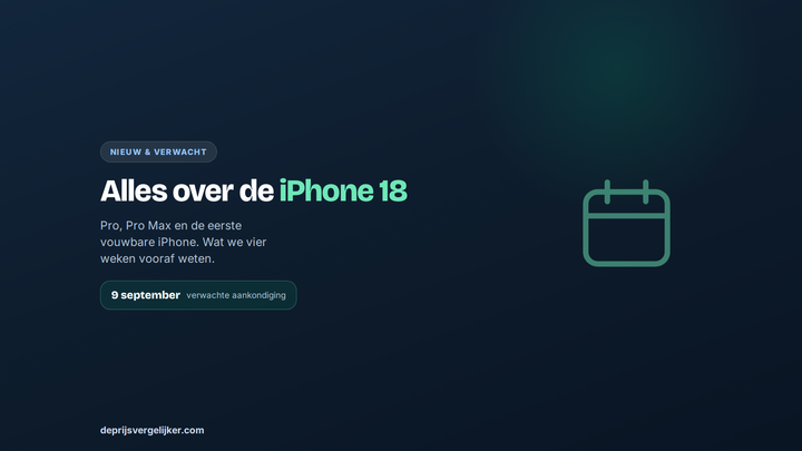 Alles over de iPhone 18-serie: Pro, Pro Max en de vouwbare iPhone, verwacht op 9 september