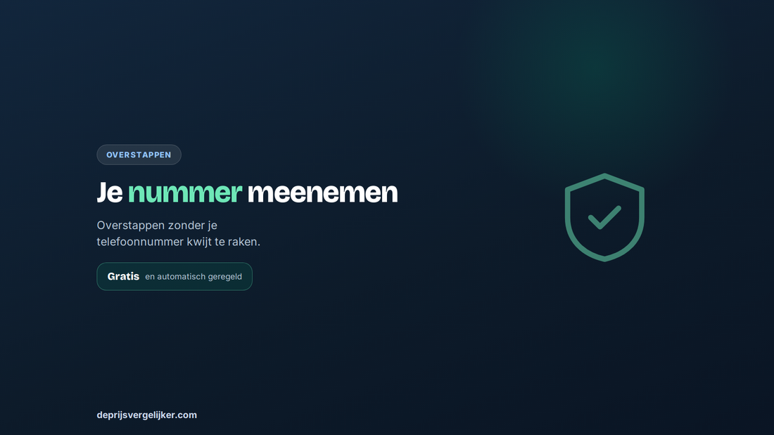 Overstappen met behoud van je telefoonnummer: gratis en automatisch geregeld