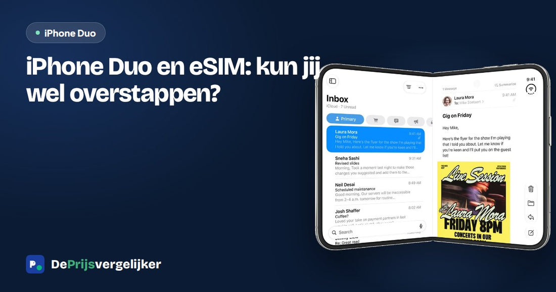 iPhone Duo en eSIM: kun jij wel overstappen?