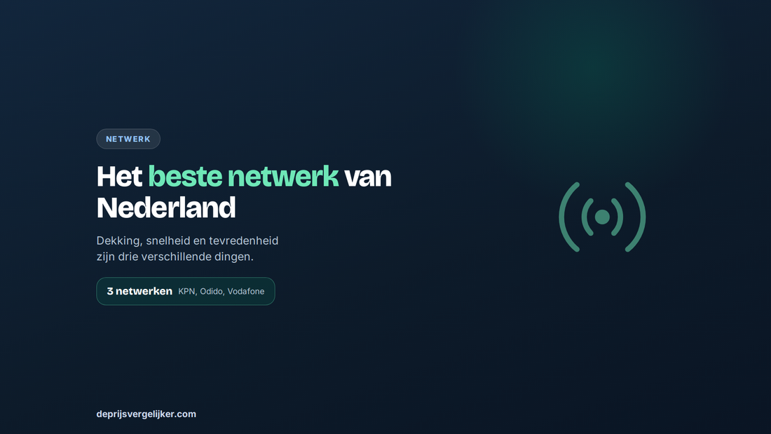 Het beste mobiele netwerk van Nederland: dekking, snelheid en tevredenheid zijn drie verschillende dingen