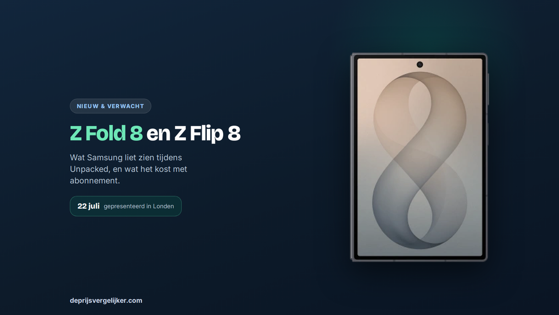 Samsung Galaxy Z Fold 8 en Z Flip 8, gepresenteerd op 22 juli tijdens Unpacked in Londen