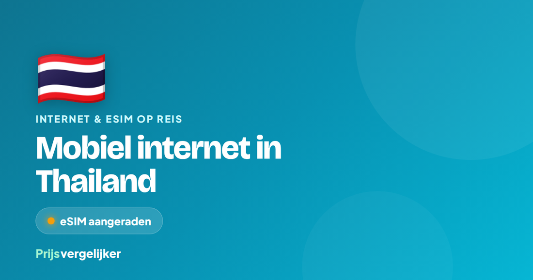 Mobiel internet in Thailand