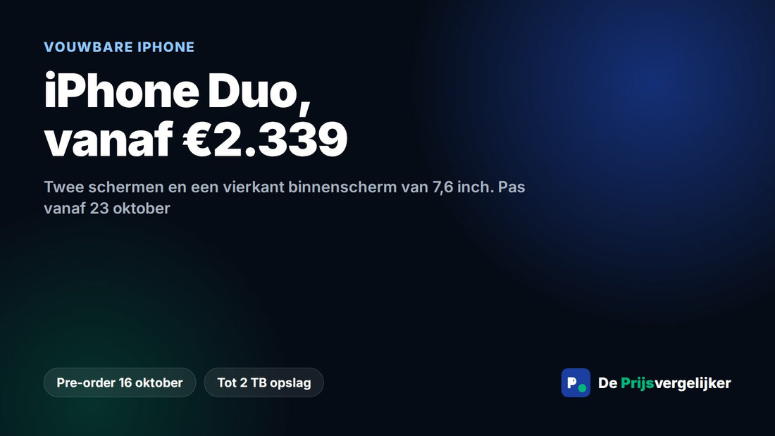 iPhone Duo prijs Nederland vanaf 2.339 euro