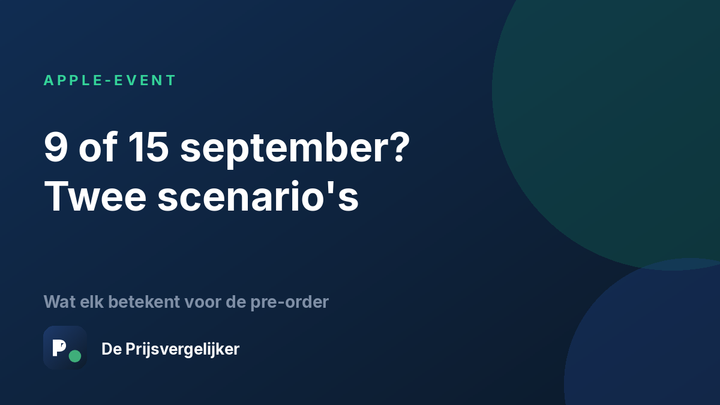 Apple-event op 9 of 15 september: twee scenario's voor de iPhone 18-keynote