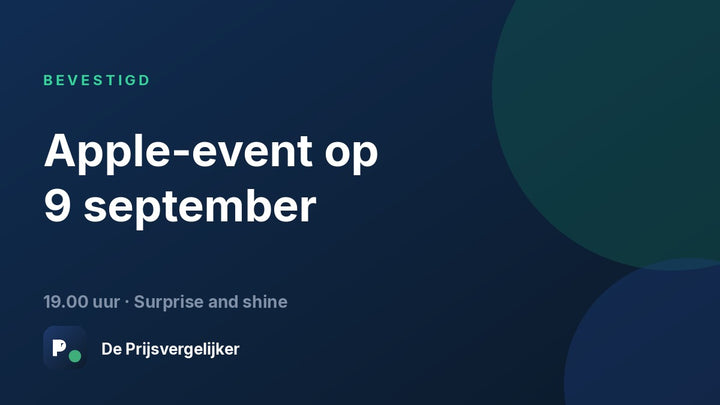 Apple bevestigt het iPhone 18-event op woensdag 9 september om 19.00 uur