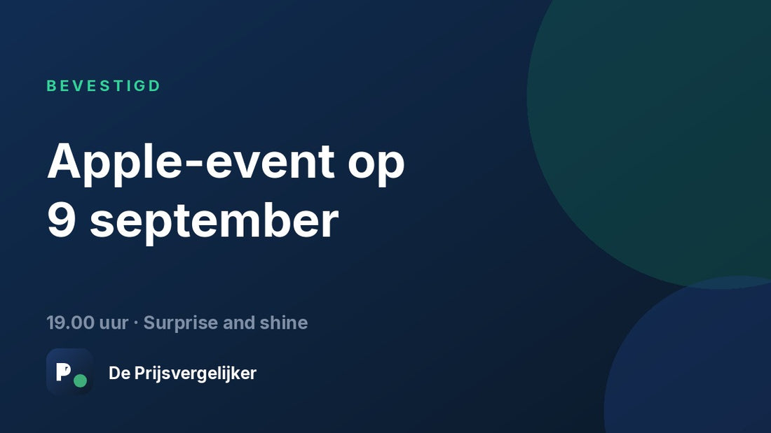 Apple bevestigt het iPhone 18-event op woensdag 9 september om 19.00 uur