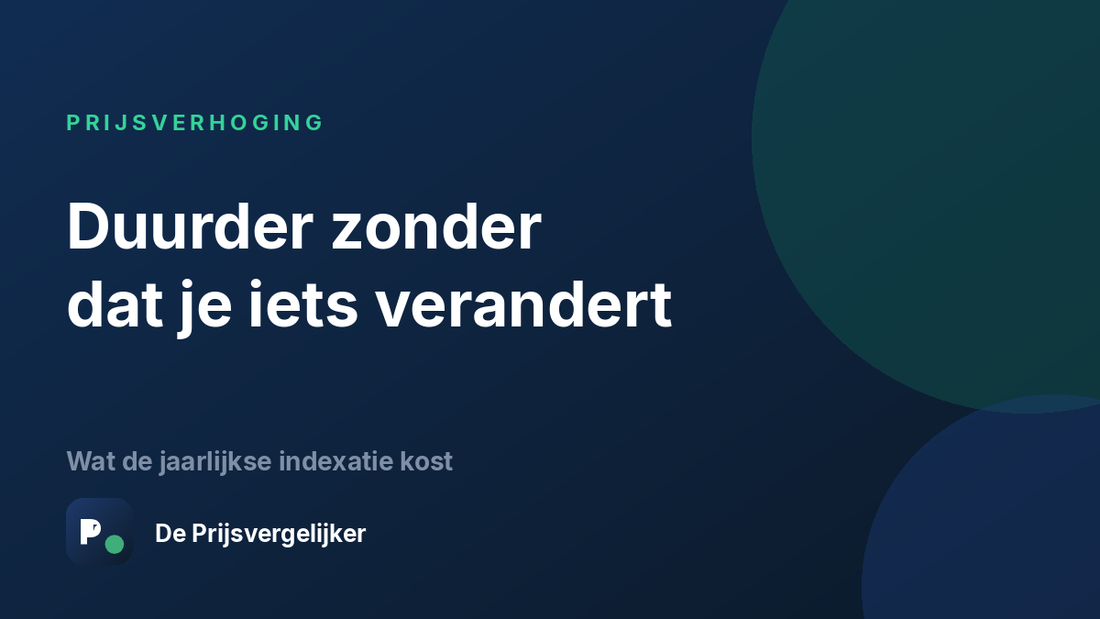 Waarom je telefoonabonnement duurder wordt door de jaarlijkse indexatie