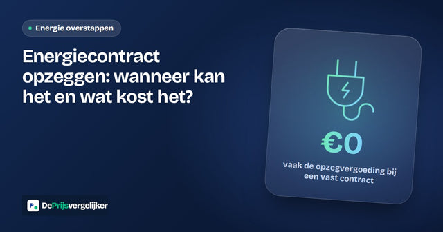 Energiecontract opzeggen