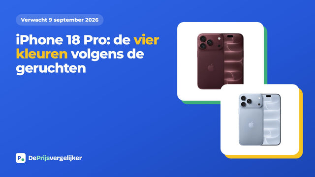 iPhone 18 Pro: kleuren, specs en verwachte prijs in Nederland