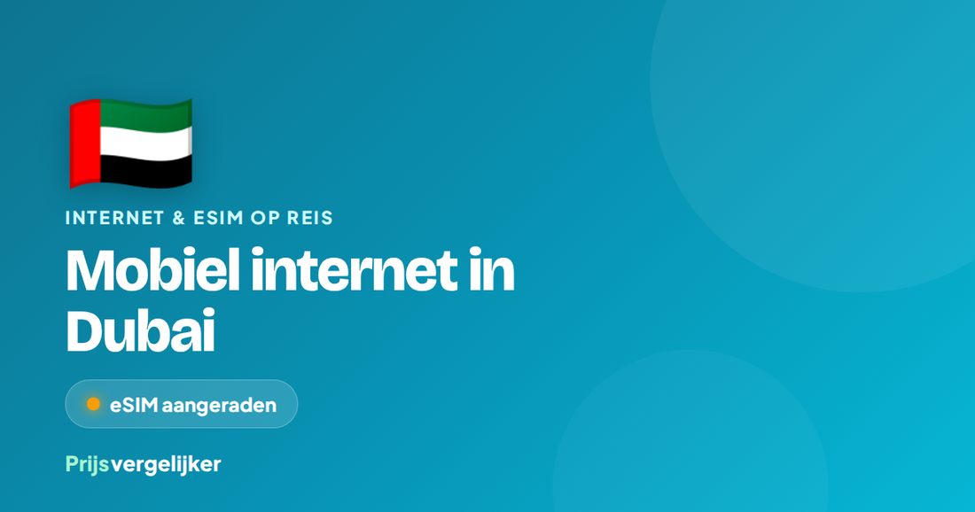Mobiel internet in Dubai