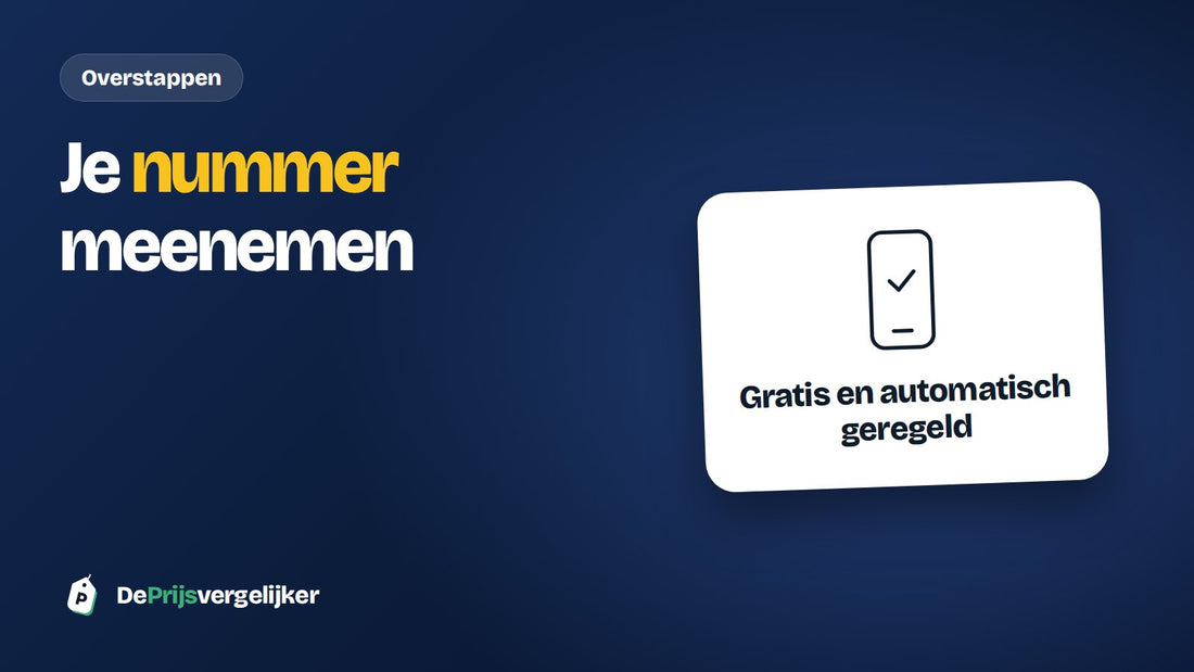 Overstappen met behoud van je telefoonnummer: zo werkt het