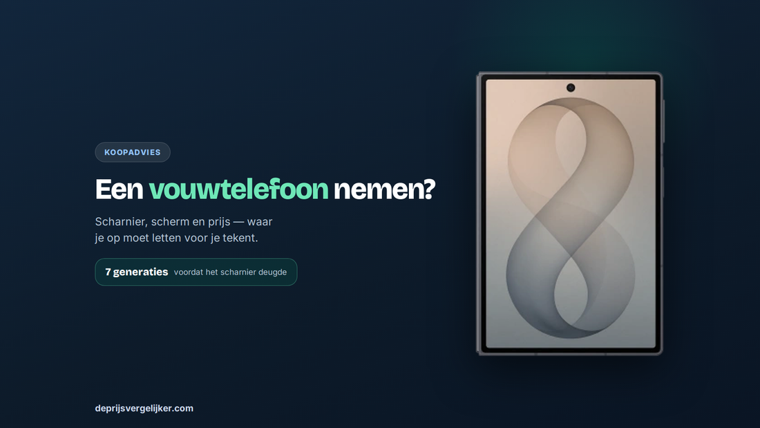 Vouwtelefoon met abonnement: waar je op moet letten bij scharnier, scherm en prijs