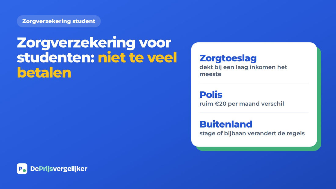 Zorgverzekering voor studenten: zo betaal je niet te veel